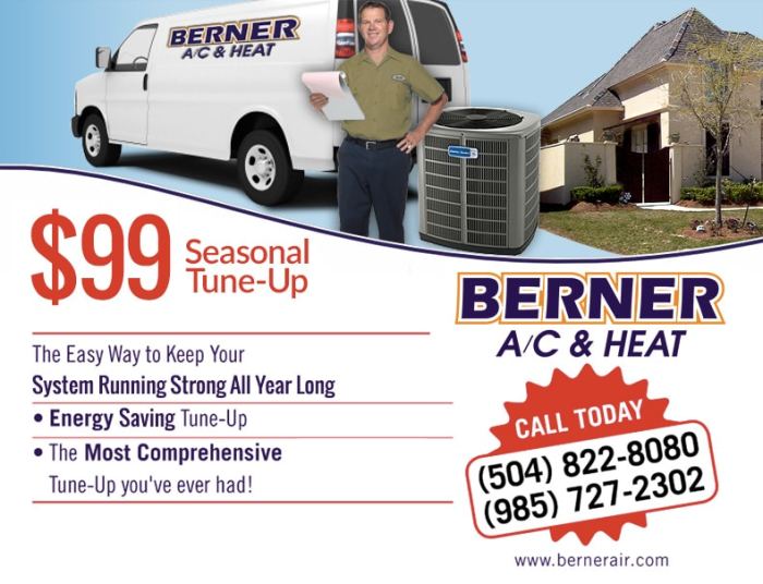 AC Service Specials North Shore - Air Conditioner Tune Up Deals | Berner AC Service Specials North Shore - Air Conditioner Tune Up Deals | Berner